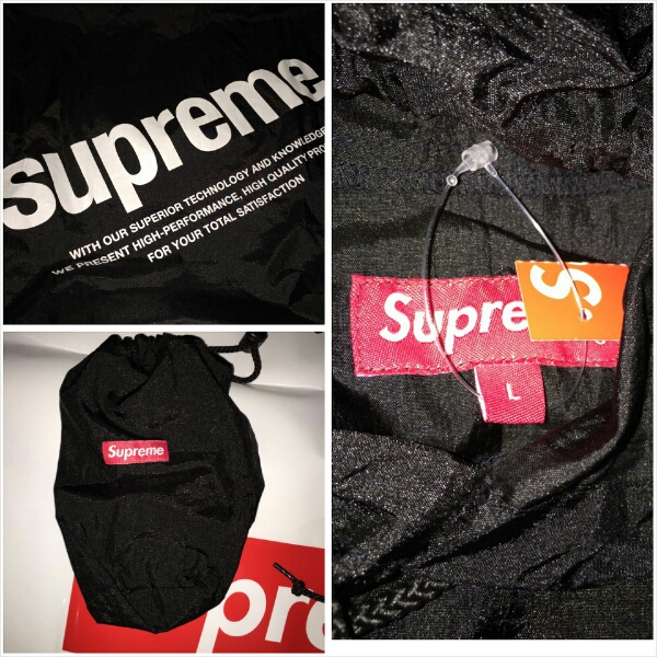 16SS Supreme Nylon Packable Poncho L 黒 ポンチョ し シュプリーム