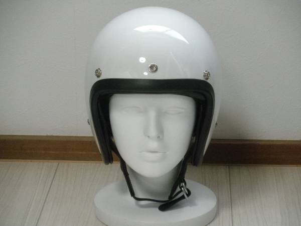 TT&CO. ホワイト スモールジェットヘルメット TT&CO 500-TX スモールジェット 初期 本革 アイボリー！！ スモール