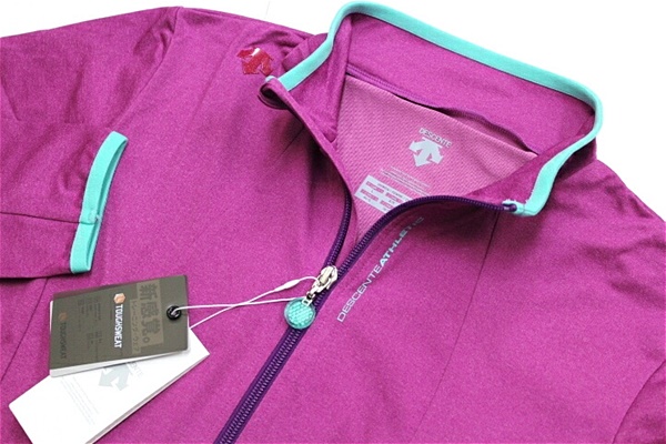 10★DESCENTE レディース ジャケット 桃[DAT1426W-DMAZ-L]一 二