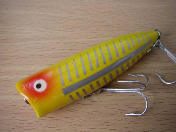 【驚きの破格値】 OLD Heddon CHUGGER SPOOK XRY黄腹 ヘドン チャガースプーク(ヘドン)｜売買されたオークション情報、yahooの商品情報をアーカイブ公開 - オークファン 淡水