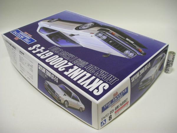 TB□アオシマ 1/24 スカイライン ジャパン 2Dr 前期(丸目四灯)