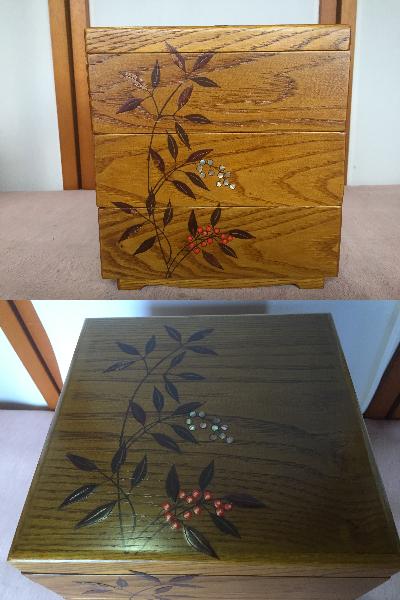 天然木 三段重箱 未使用品！ 【公式通販】