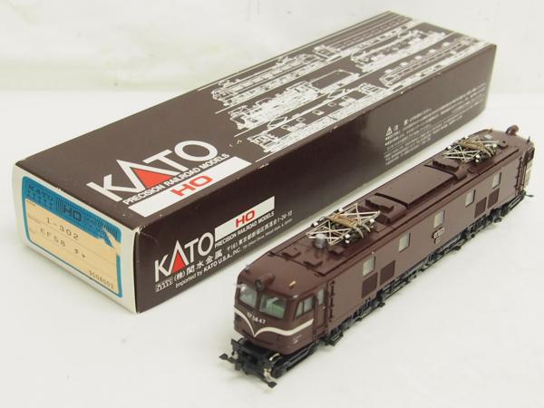 KATO HO 1-302 EF58 大窓 茶 ジャンク 元箱付 KATO HOゲージ 大窓 茶 電気機関車 1-302 EF58 ◇ 426C7-2 名 【公式通販】