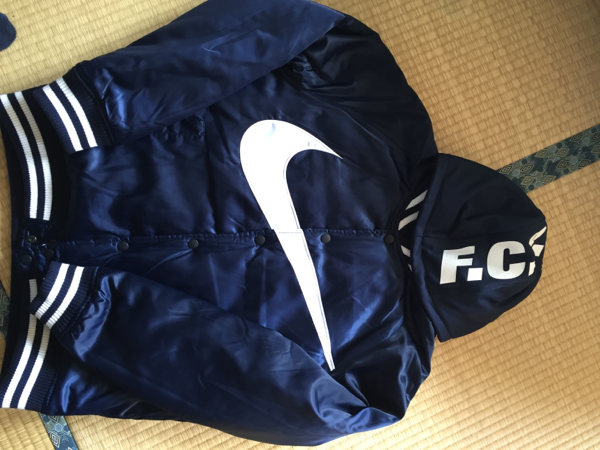 16AW FCRB LYCRA BIG LOGO ZIP UP BLOUSON SET UP M