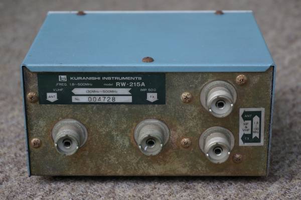 KURANISHI☆クラニシ☆SWR & WATTメーター☆RW-215A SWR KURANISHI