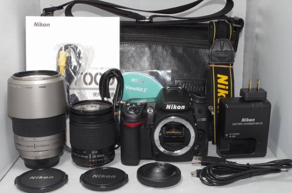 □綺麗 NIKON ニコン D7000 300mm超望遠Wズームセット□ カメラ、光学