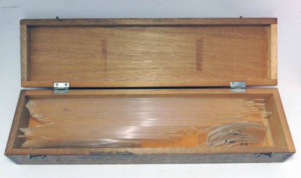 ●鉄道定規●曲線定規●Ｒ定規 50枚セット/3~290㎝ 木箱入り