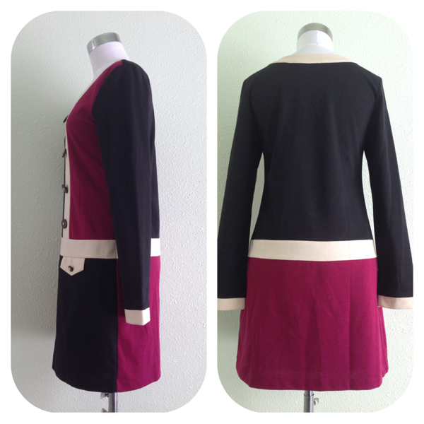 60's風モンドリアンレトロモッズワンピ60年代PUNK50'sロカビリー