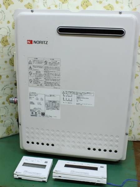 24号*据置型 都市ガス ノーリツ給湯器GT-2450SARX*リモコン付*