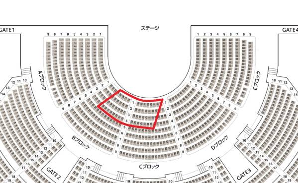 3/6 ガンガン GA FES. 2016 昼 B～Cブロック 1～4列 1枚