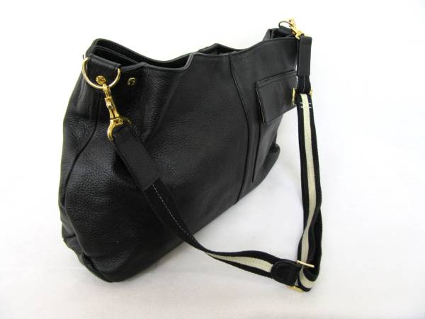 【ATAOアタオ】牛革ショルダーバッグ/黒/美品/2WAYバッグ