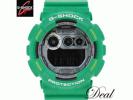 美品！Gショック/スーパーイルミネーター/緑/GD-120TS/デジタル