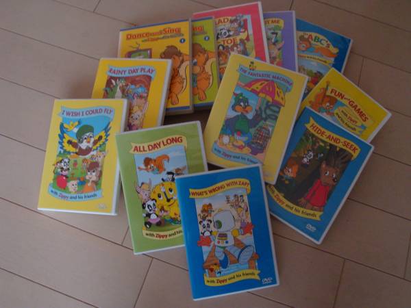 DWE ZIPPY DVD☆12本 ディズニー DWE Zippy and his friends DVD 12