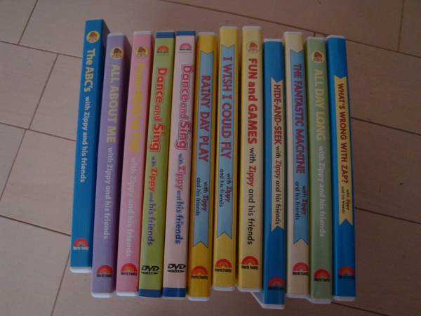 DWE ZIPPY DVD☆12本 ディズニー DWE Zippy and his friends DVD 12