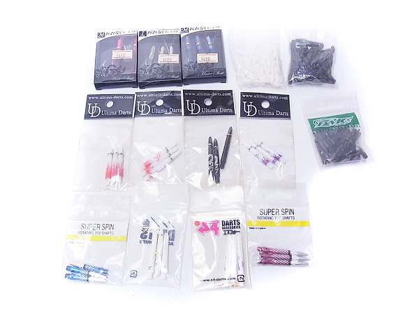 [処分]Ultima Darts他 ダーツフライト シャフト等/計265点以上