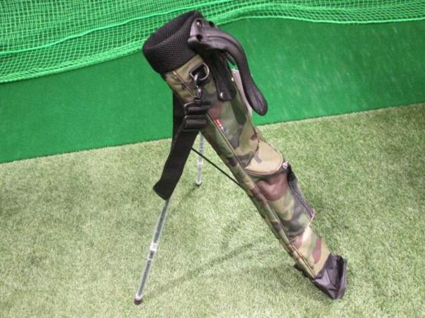 GK鈴鹿☆新品即決879 ラウンドスタンドバッグ★迷彩 USCC-2206