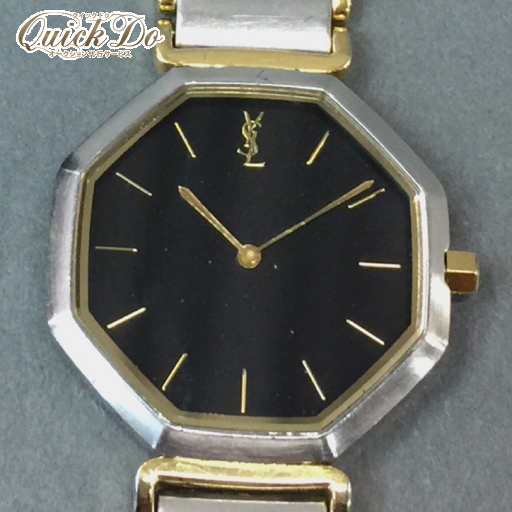 1円 イヴサンローラン レディース 腕時計 クオーツ 化粧箱付属