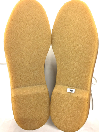 メゾンドリーファー レースアップシューズ 女性 38 ベージュ系