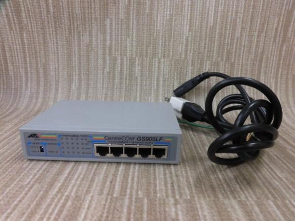 aj 6481）保証有 Allied Telesis CenterCOM GS905LF 給電機能有