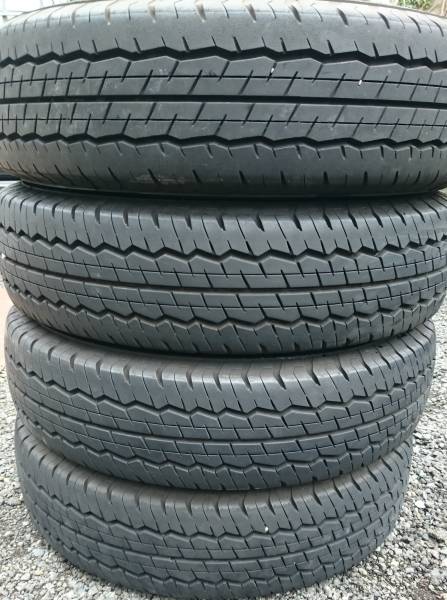 1円～☆195/80R15 107/105L LT☆ダンロップ SP175☆9.8分山☆