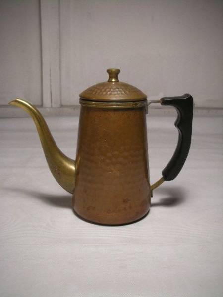 カリタ 製 銅 真鍮 コーヒー ポット／ビンテージ 喫茶 カフェ