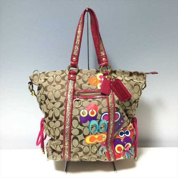 コーチ☆COACH☆0973☆シグネチャー☆2WAYショルダーバッグ