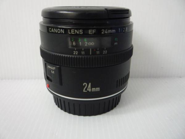 S)CANON キャノン LENS EF 24mm 1:2.8単焦点レンズ 649
