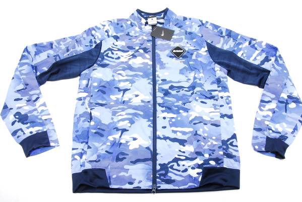 人気★新品★FCRB 15SS REVOLUTION JACKET L 青 CAMO ジャケット