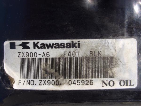 カワサキ 特売！◎GPZ900R純正タンク（ブラック/ZX900-A6フューエル