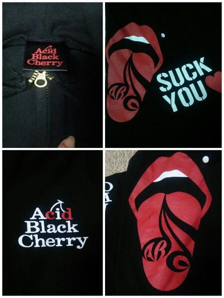Acid Black Cherry ボリュームネック パーカー Acid Black Cherry