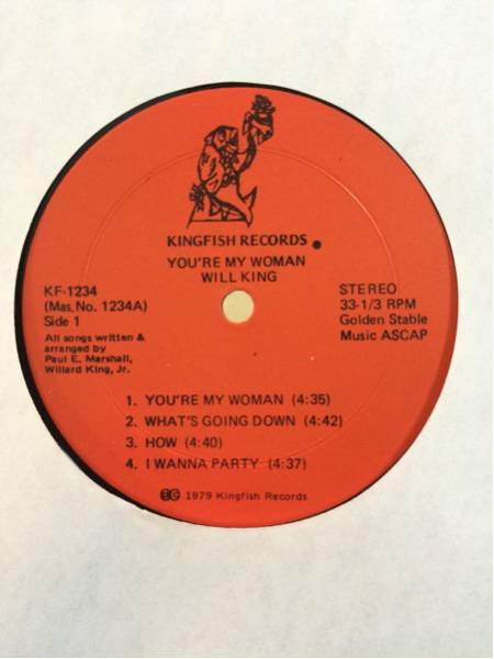 破格！WILL KING / YOU'RE MY WOMAN モダンソウル