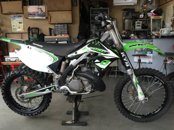 希少KX250-07最終モデル2スト美車カスタム多数走行少レース未使