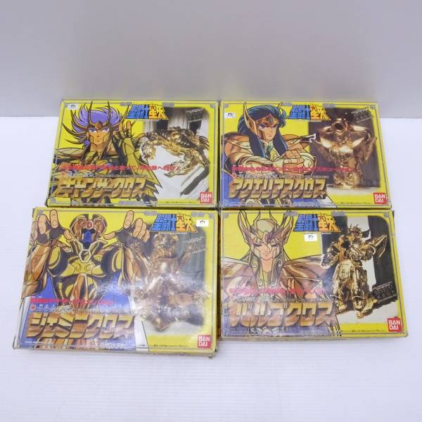 64M【中古】聖闘士星矢 聖闘士聖衣大系 黄金聖衣 4体セット 1日と5・0