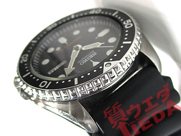 1円～【セイコー】ダイバーズ 7S26-0020 メンズ 自動巻 ブラック 1円