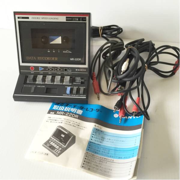 □希少 サンヨー データーレコーダー MR-22DR 取説付き 動作品 □激