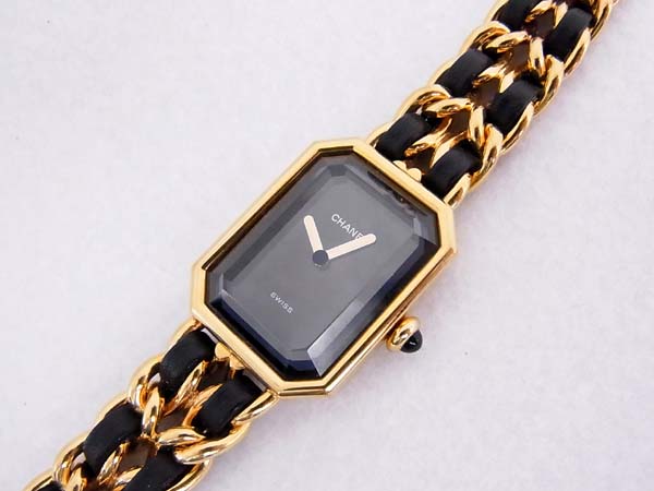 ◆ シャネル プルミエール L 腕時計 ゴールド 極美品 動作不良