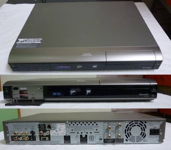 SHARP DV-AC82 シャープ AQUOS HDD搭載 DVDレコーダー「DV-AC82」D端子