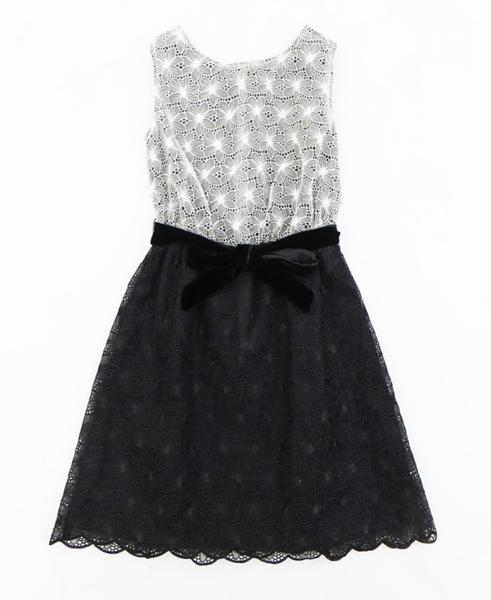 △【レッド ヴァレンティノ】総レースワンピース