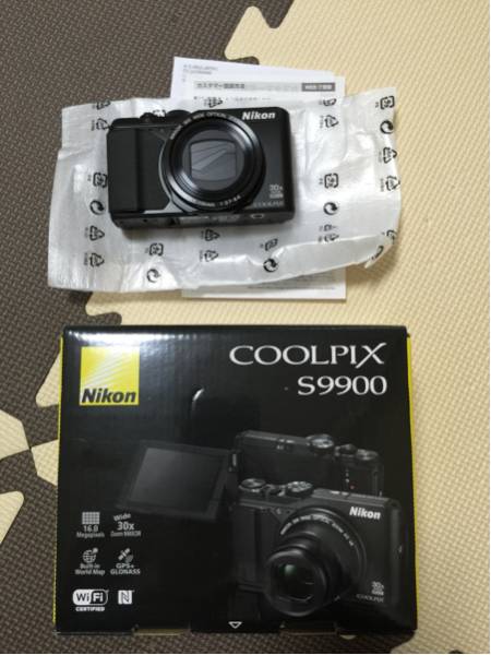 美品✨Nikon COOLPIX S9900シルバー 他カバー バッテリー等一式 Nikon coolpix S9900 未使用品 純正バッテリー3個入り Nikon