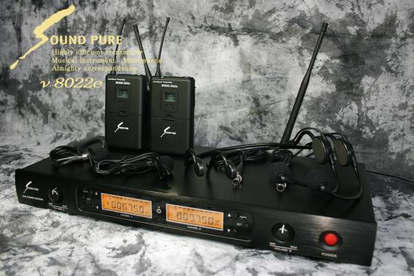 soundpureワイヤレスヘッドセットマイク2個送料代引き無料セール