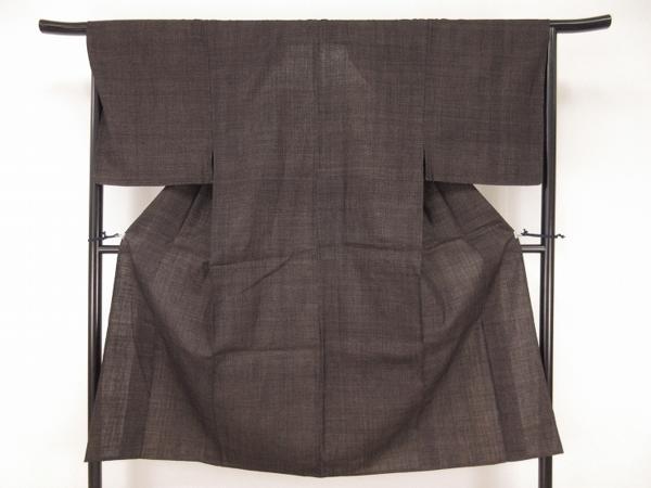 ドークブア□男物 本場結城紬 100亀甲 単衣 極上の逸品 極上の逸品