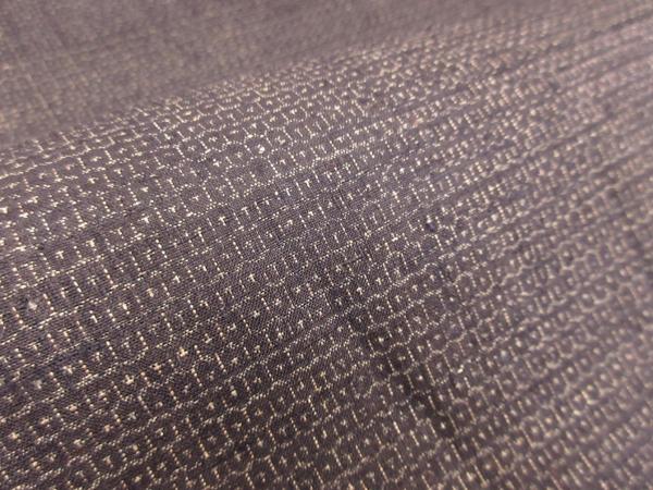 ドークブア□男物 本場結城紬 100亀甲 単衣 極上の逸品 極上の逸品