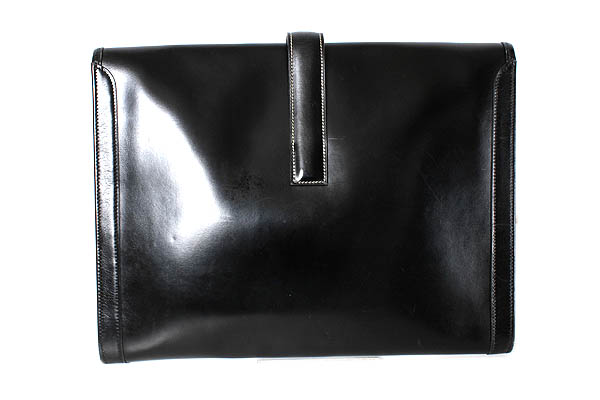 HERMES エルメス ジジェGM クラッチバッグ ボックスカーフ ご落札