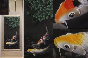 鯉 日本画のYahoo!オークション(旧ヤフオク!)の相場・価格を見る