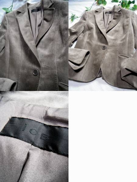 美品 ICBアイシービー☆美ラインジャケット モカベージュ11号 ICB アイ 