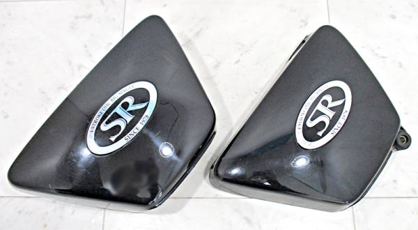 ♪SR400 RH01J 純正サイドカバー 左右set 黒 J58-45-8♪