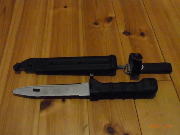 実物 イズマッシュ製 6KH5 AK銃剣 バヨネット AK74 ロシア(個人装備