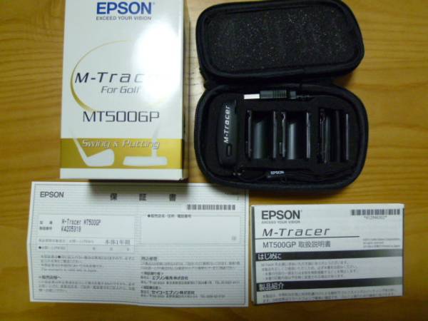 エプソン M-Tracer MT500GP スイング＆パッティング計測機能