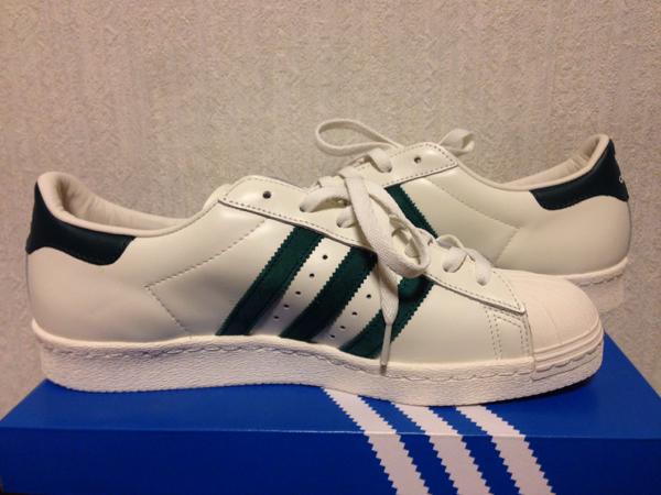 SUPERSTAR 80S VINTAGE DX スーパースター 80S 白緑 ファッション
