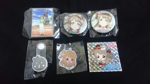 ラブライブ! FINAL μ's ガチャ ことり 缶バッジ シール セット 南
